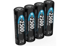 Pile nickel-zinc ANSMANN AA 1,6V 2500mWh (1600mAh) pile Mignon NiZn/Ni-Zn AA batteries rechargeables AA - remplacement pour batt