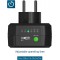 ANSMANN AES1 Countdown Timer Prise de courant a  economie d'energie avec minuterie pour l'interieur. Duree de fonctionnement de 