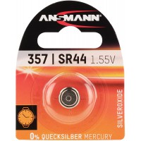 Ansmann - 1516-0011 SR44/357 Pile bouton a  l'oxyde d'argent pour montre, 1,55 V