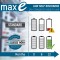 Pile ANSMANN AAA 550 mAh NiMH 1,2 V (lot de 4) - batteries rechargeables micro AAA, faible autodecharge maxE pour une utilisatio