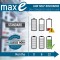 ANSMANN piles rechargeables AA, 1,2V / 1300mAh, NiMH - avec technologie maxE pour les appareils a  forte consommation d'energie 