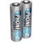 ANSMANN piles rechargeables pour telephone sans fil AA, 1,2V / 1300mAh / Accumulateurs pour telephone fixe sans fil a  faible de