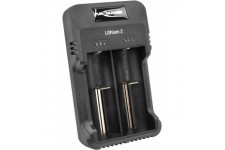 Ansmann Chargeur de batterie universel Lithium 2 pour 18650 21700 26650 22650 18350 17670 17500 etc. + batteries NiMH