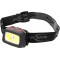 Lampe frontale Headlight HD200B d'ANSMANN avec 185 lumen, LED 3W et LED COB 1,5W, y compris 3 piles micro AAA, 1600-0198