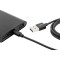 Cable de donnees et de charge ANSMANN Micro-USB / tres flexible en plastique TPE / compatibilite avec tout appareil equipes de p