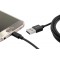 Cable de donnees et de charge ANSMANN Micro-USB / tres flexible en plastique TPE / compatibilite avec tout appareil equipes de p