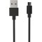 Cable de donnees et de charge ANSMANN Micro-USB / tres flexible en plastique TPE / compatibilite avec tout appareil equipes de p