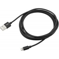 Cable de donnees et de charge Lightning ANSMANN/ Certifie Apple MFI / Cable tres flexible en plastique TPE / compatible Apple iP