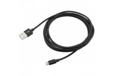 Cable de donnees et de charge Lightning ANSMANN/ Certifie Apple MFI / Cable tres flexible en plastique TPE / compatible Apple iP