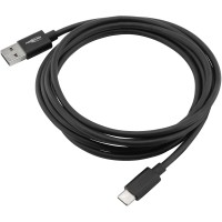 Cable de donnees et de charge ANSMANN C-USB3,0 / tres flexible en plastique TPE / compatibilite avec tout appareil equipes de po