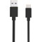 Cable de donnees et de charge ANSMANN C-USB3,0 / tres flexible en plastique TPE / compatibilite avec tout appareil equipes de po