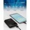 ANSMANN Power Bank Chargeur Portable Capacite 10 000 mAh | Ultra Compact - Taille de Carte de credit | Batterie Externe avec 2 P