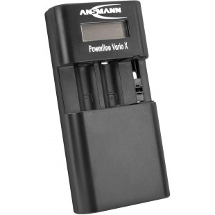 ANSMANN Chargeur Universel pour Batteries Li-ION, Li-Po & AA, AAA NiMH avec arret Automatique et Protection Contre l'