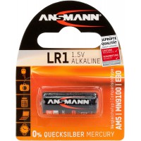 ANSMANN piles alcalines LR1 (1,5 V) pour ouvre-porte de garage, alarme, declenchement a  distance pour l'appareil photo, Meters,