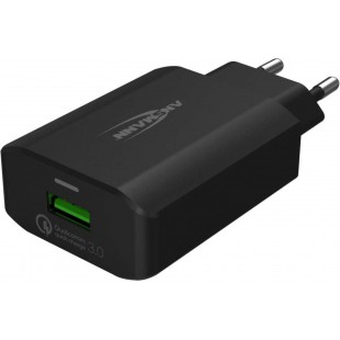 ANSMANN Chargeur USB 18W - avec Quick Charge 3.0 Charger Bloc d'alimentation USB avec controle de Charge Intelligent pour Smartp