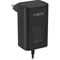 ANSMANN Bloc d'alimentation APS 600 12 V avec 7 adaptateurs universels pour Petits appareils electriques de 3 a  12 V