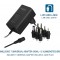 ANSMANN Bloc d'alimentation APS 600 12 V avec 7 adaptateurs universels pour Petits appareils electriques de 3 a  12 V