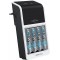 ANSMANN Comfort Plus Chargeur de Batterie + 4 Piles ANSMANN AA 2100 mAh Compatible avec 1-4 Piles NiMH Micro AAA/Mignon AA ou 1-