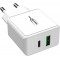 ANSMANN Chargeur USB 18 W avec Power Delivery & Quick Charge 3.0 Blanc