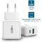 ANSMANN Chargeur USB 18 W avec Power Delivery & Quick Charge 3.0 Blanc