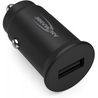 ANSMANN Chargeur USB pour Voiture Mini 1 Port 1.0A, USB-A, pour Voiture & Camion (12V / 24V), Puissance 5W, extremement Compact,