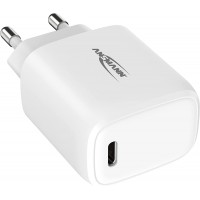 Ansmann Chargeur iPhone 20W - Port USB C avec Power Delivery 3.0, Compatible avec iPhone 12/12 Mini/12 Pro/12 Pro Max, Galaxy, P
