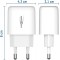 Ansmann Chargeur iPhone 20W - Port USB C avec Power Delivery 3.0, Compatible avec iPhone 12/12 Mini/12 Pro/12 Pro Max, Galaxy, P