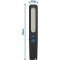 ANSMANN LED lampe d'atelier WL390R, lampe de travail sans fil, rechargeable, avec aimants de maintien, parfaite pour