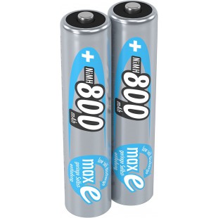 ANSMANN piles rechargeables AAA, 1,2V / 800mAh, NiMH - avec technologie maxE pour les appareils a  forte consommation d'energie 