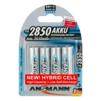 Ansmann - Pile Rechargeable - 2850 mAh - AA x 4 - (LR6)