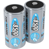 Best Price Square Battery, D 8500MAH PRECHARGED 2PK 5035362/01 by ANSMANN