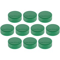 Magnetoplan Magnum Lot de 10 supports magnetiques 34 mm vert