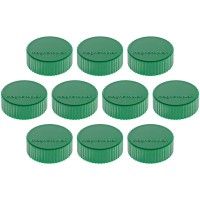 Magnetoplan Magnum Lot de 10 supports magnetiques 34 mm vert