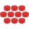 Magnetoplan Magnum Lot de 10 supports magnetiques 34 mm rouge