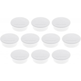 magnetoplan couleur 40 mm 10 pieces Blanc