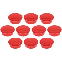 magnetoplan couleur 40 mm 10 pieces Rouge