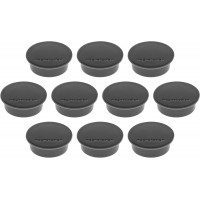 Magnetoplan Discofix Aimant Rond"Color" Noir