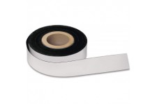 magnetoplan Ruban magnetique PVC 30 mm x 30 m, Couleur : Blanc