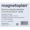 Magnetoplan Cartes de Communication Ovales 190 X 110 Mm