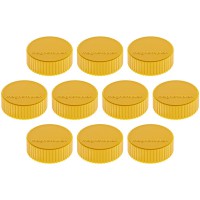 Magnetoplan Magnum Lot de 10 supports magnetiques 34 mm jaune