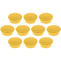 Magnetoplan Discofix Aimant Rond"Color" Jaune