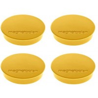 'magnetoplan 1664202 Discofix aimant rond"standard, jaune