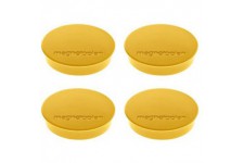 'magnetoplan 1664202 Discofix aimant rond"standard, jaune