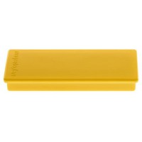 magnetoplan Aimant rectangulaire Jaune 1665102