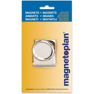 Clip magnetique Argent 50 MM