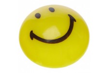 magnetoplan Lot de 8 aimants a smiley, 20 mm de diametre, jaune et noir