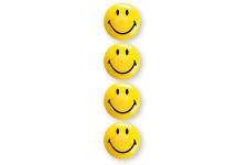 AIMANTS SMILEY 4X 40MM 4013695028460 0001