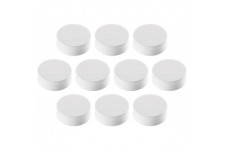 Ergo aimants large, diametre : 34 x 12,5 mm-lot de 10 blanc