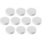 Ergo Aimants Medium, diametre 30 x 8 mm, lot de 10 weiB