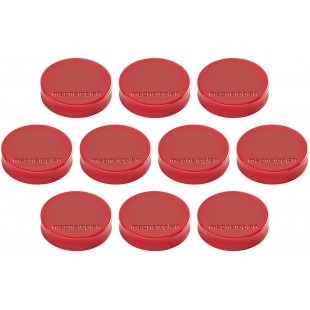 Ergo Aimants Medium, diametre 30 x 8 mm, lot de 10 rot